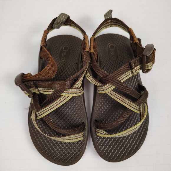 Chaco Brown Outdoor Hiking Active Sandals Little Kids sz 10 - Picture 2 of 10